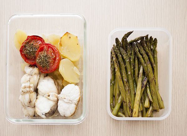 tupper de rape con patatas