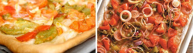 coca integral de verduras