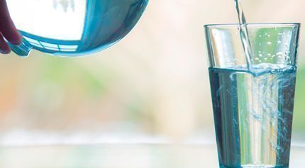 agua en la alimentación