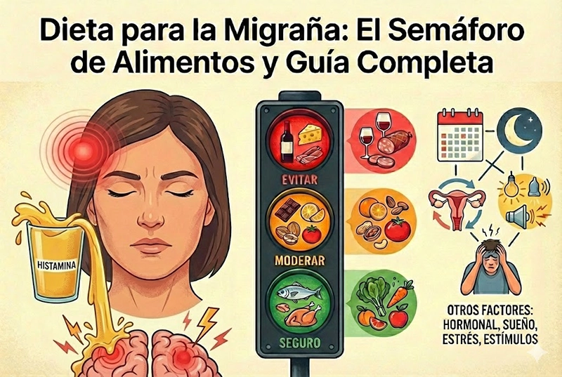 dieta para la migraña